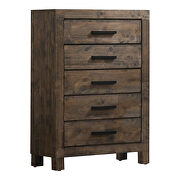 Rustic golden brown finish chest main photo