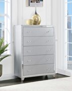 5-drawer chest silver