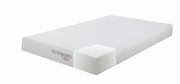 Keegan white 8-inch full memory foam mattress main photo