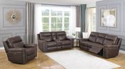 Power2 sofa in brown performance suede main photo