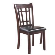 Transitional warm brown dining chair main photo