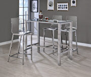 CS873 Contemporary glass bar table