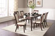 Faux marble top elegant dining table main photo