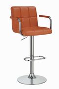 CS098 Modern bar stool in orange
