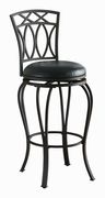 CS060 Casual black metal bar stool