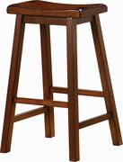 CS079 Transitional chestnut bar-height stool