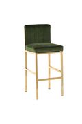 Bar stool in green / rose gold main photo