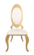 Kendall contemporary gold dining chair main photo