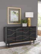 Accent cabinet / server in glam style main photo