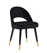 Glam velvet dining chair
