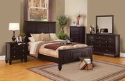 Cappuccino queen bed in casual every day style main photo