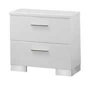 Contemporary two-drawer nightstand