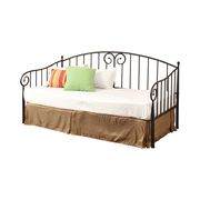 Traditional black metal twin daybed main photo
