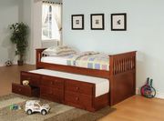 Cherry solid wood daybed w/ trundle main photo