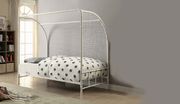 White twin soccer goal bed main photo