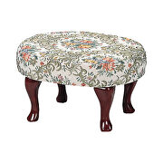 Traditional floral foot stool main photo