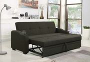 Sofa bed with sleeper and cup holders