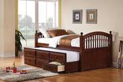 Captain's bed w/ trundle in cherry