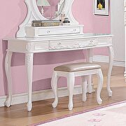 Caroline white vanity desk