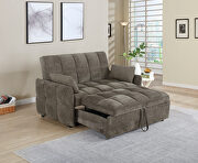 Cotswold (Brown) Sleeper sofa bed upholstered in durable brown chenille