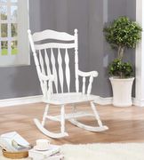 Rocking chair in white main photo