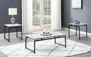 CS153 3 pc occasional marble coffee tables set