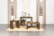 Square solid wood coffee table auburn