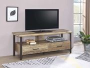 Rustic weathered pine 60 inch TV console main photo