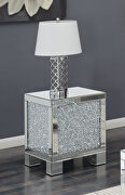 CS497 Contemporary silver side table