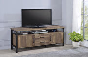 CS562 Metal frame and hardware in a black finish 59 TV console