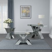 CS448 Coffee table in mirrored v-shape