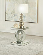 12mm tempered glass hollywood glam end table main photo