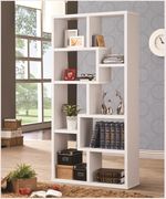 CS136 White display cabinet / bookcase