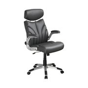 Contemporary grey and silver office chair main photo