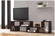 Convertible TV console and bookcase combination main photo
