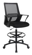 Contemporary black tall office chair main photo