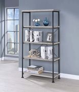 Analiese (Gray DW) Gray driftwood bookcase