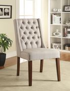 Tufted button back design accent chair main photo