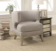 CS560 Barrel back design chair in weathered gray