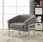 CS563 Contemporary grey accent chair