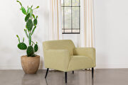Darlene upholstered track arms accent chair lemon main photo