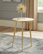 CS060 Modern marble and gold accent table