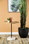 Rustic mango accent table in a natural finish main photo