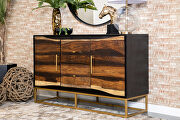 Beautifully constructed sheesham & acacia accent cabinet