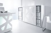 White / Glass modular office reception furniture extras main photo