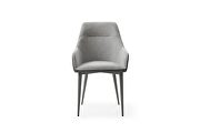 Contemporary gray dining chair main photo