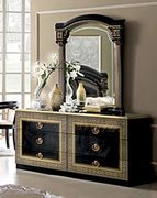 Aida (Black/Gold) Classic touch elegant traditional dresser