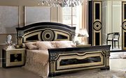 Aida (Black/Gold) Classic touch elegant traditional king size bed