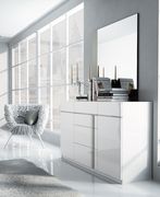 Modern designer dresser in white