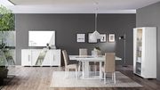 Modern Italy-made dining table in white main photo